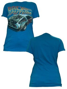 Back to the Future Graphic Tee - Blue